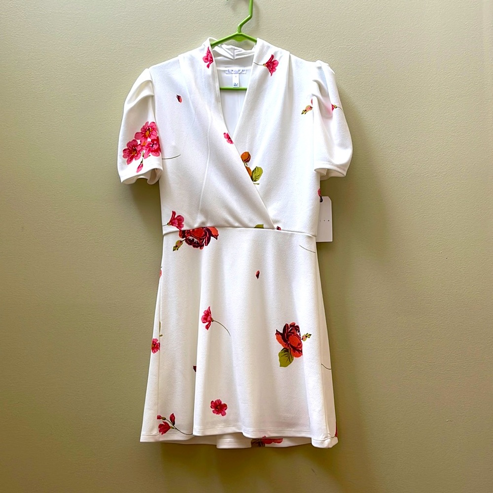Leith floral shift dress
